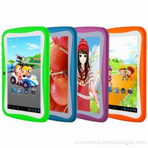 Promotions 7-inch RK3026 Kid's Tablet PC, 4-color Options, Supports Wi-Fi/Dual Camera
